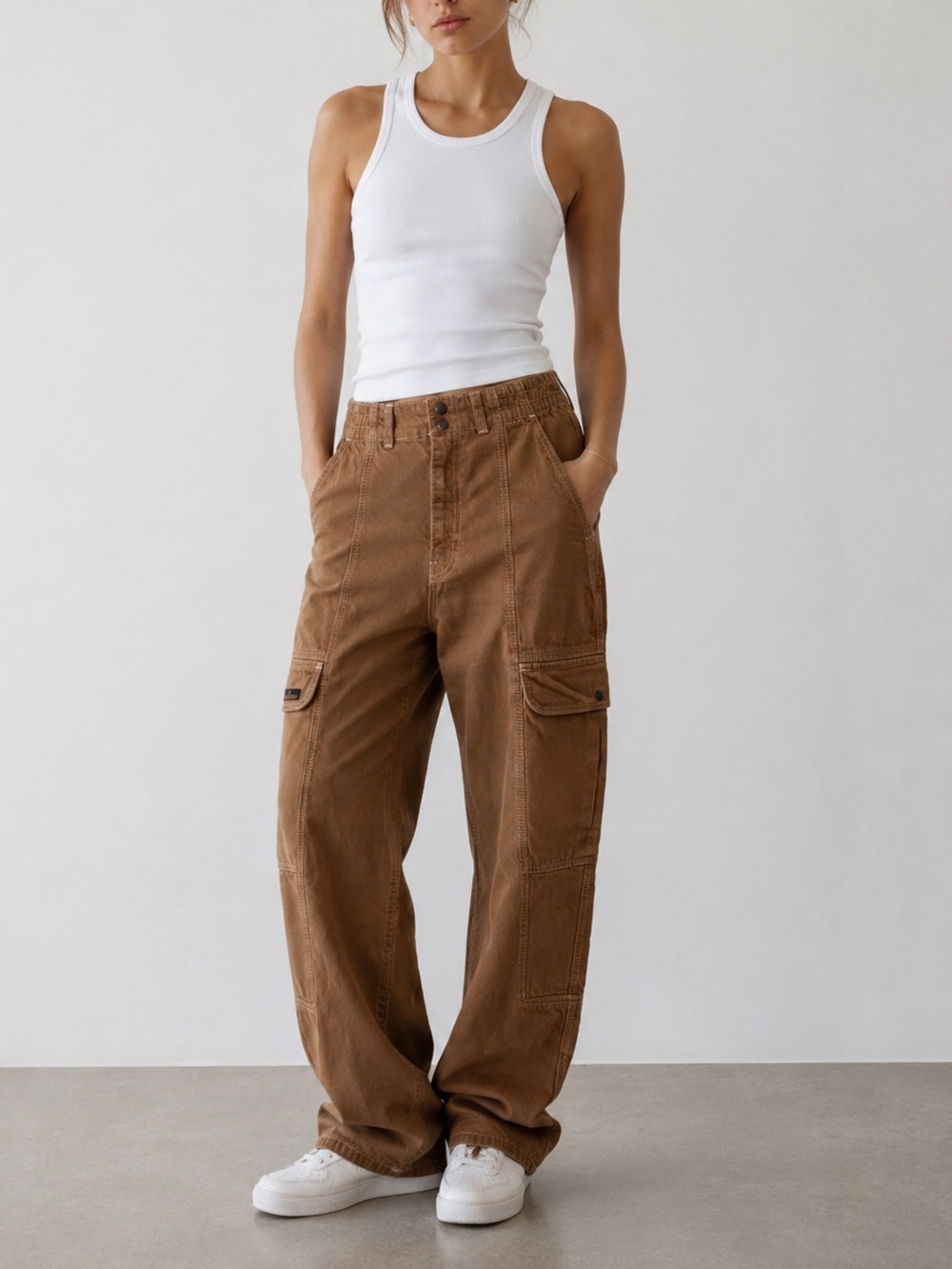 BDG Urban Outfitters Skate Jean Brown Cargo Pants Size 29
Y2K Relaxed Baggy